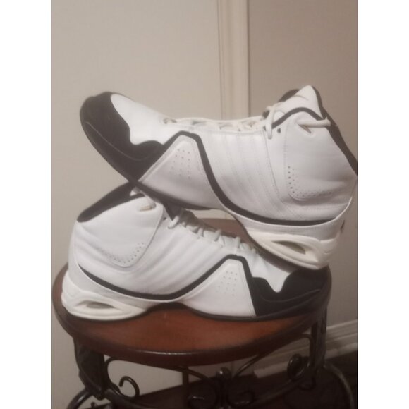 Men's White Nike Air Ups Basketball sneakers nike Size 11.5 White 313531-171 - Picture 13 of 14